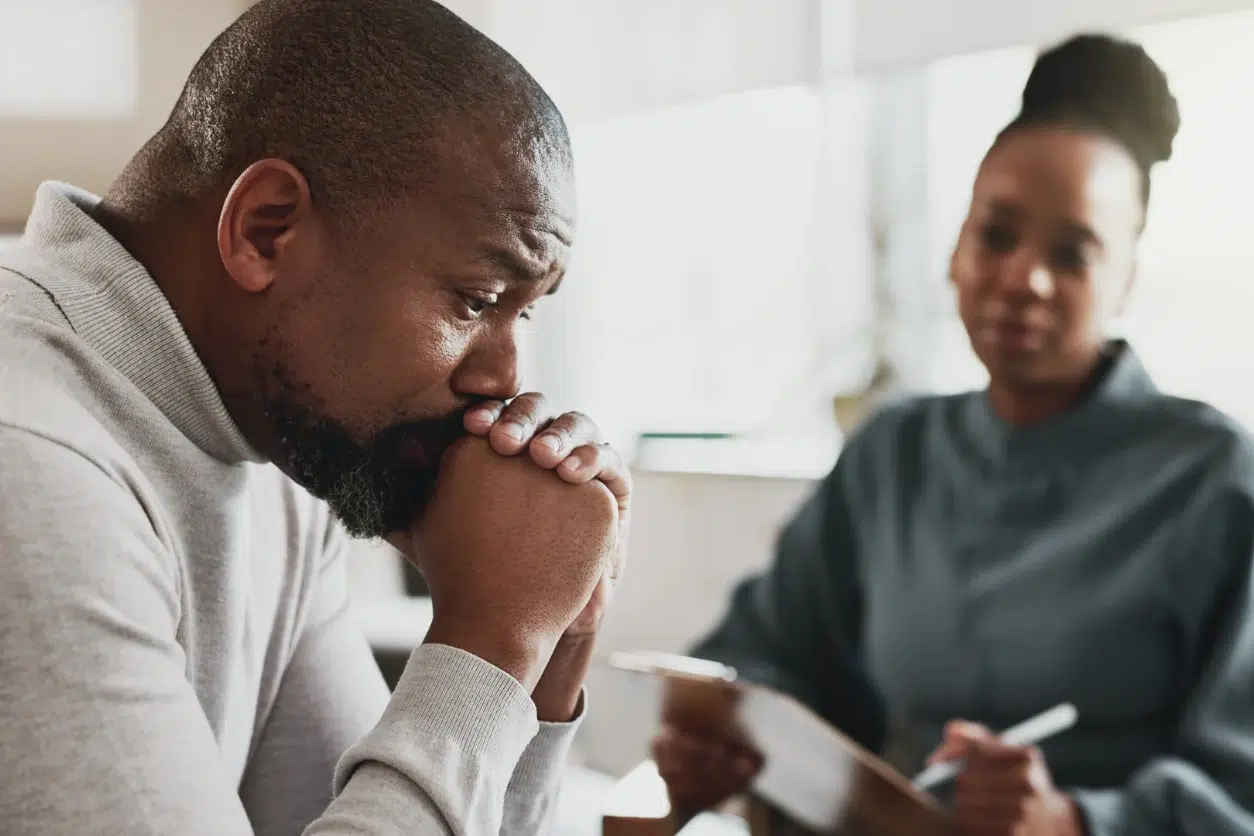 A man starting Opioid Addiction Treatment