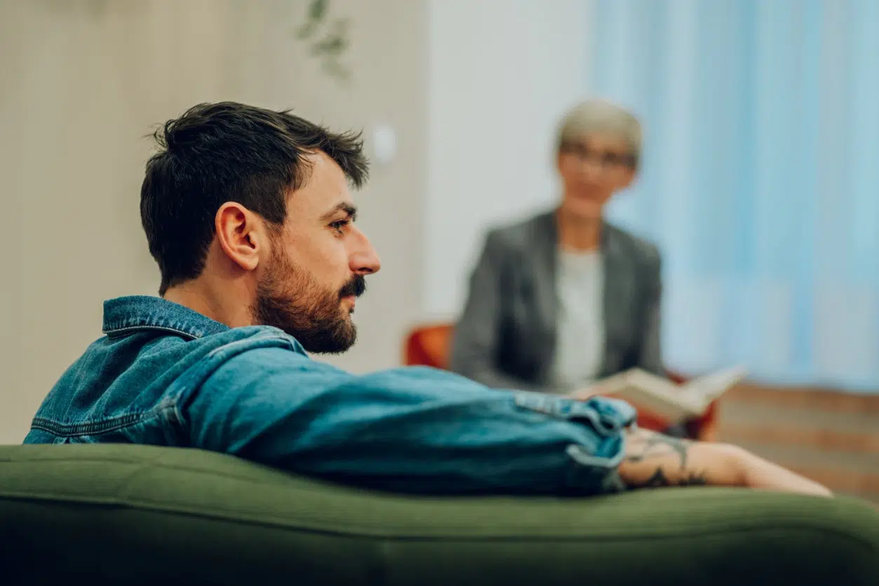 A man in rehab for Steroid Addiction Treatment